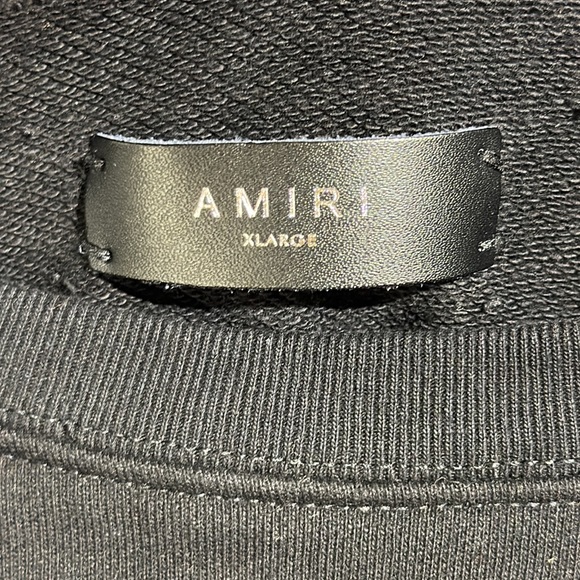 AMIRI Dual Doves Crewneck Sweatshirt Size X-Large - Picture 5 of 7